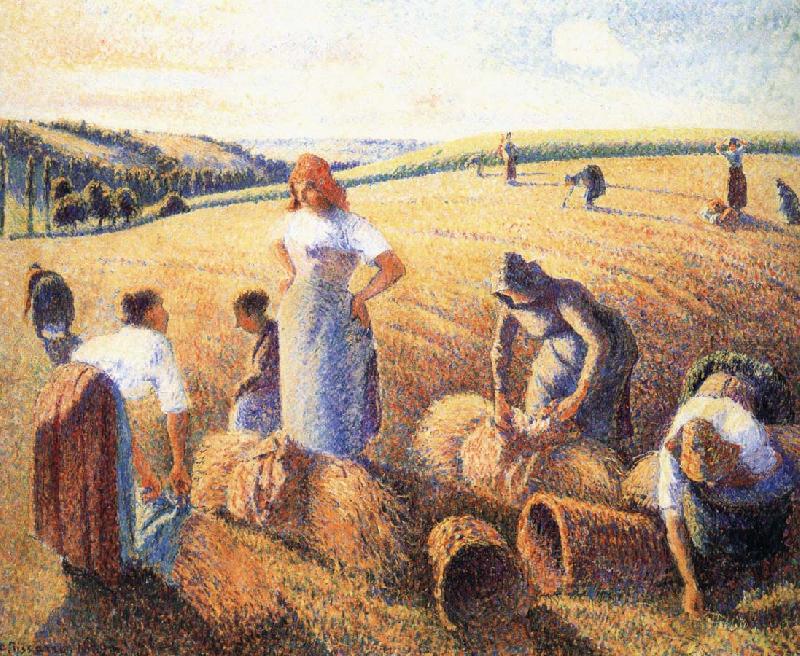 Harvest, Camille Pissarro